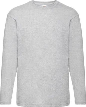 Футболка з довгим рукавом Fruit of the Loom Valueweight Long Sleeve