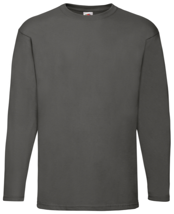 Футболка з довгим рукавом Fruit of the Loom Valueweight Long Sleeve
