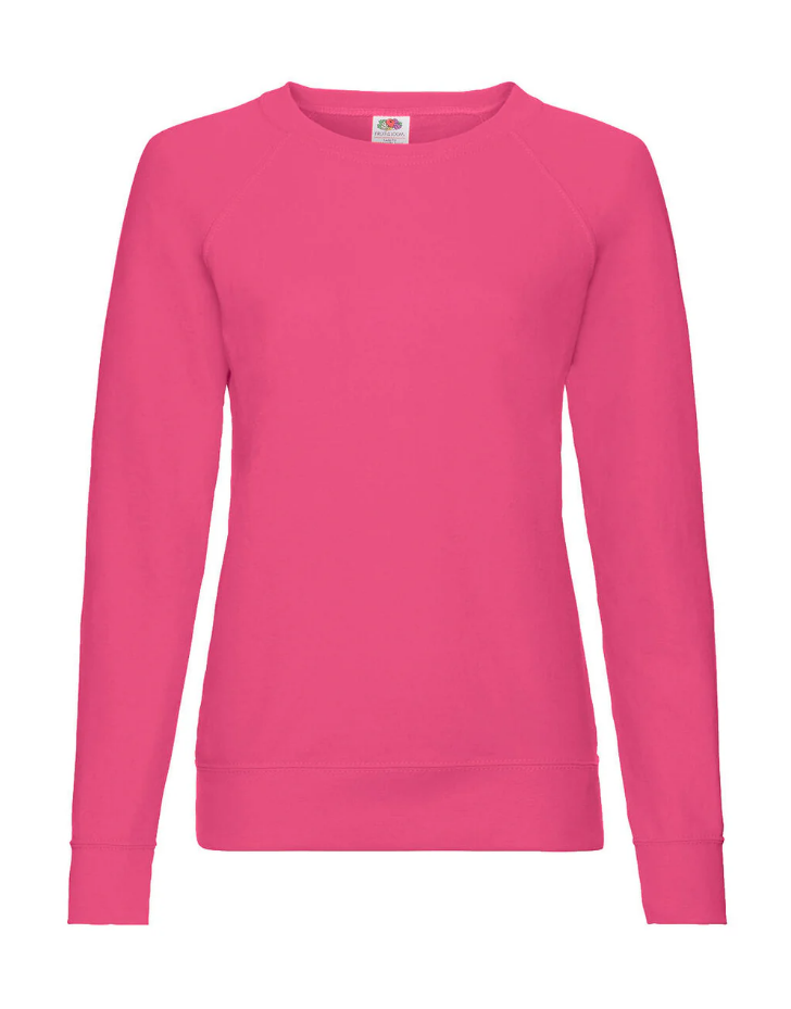 Світшот полегшений Fruit of the Loom Lightweight Raglan Sweat Ladies